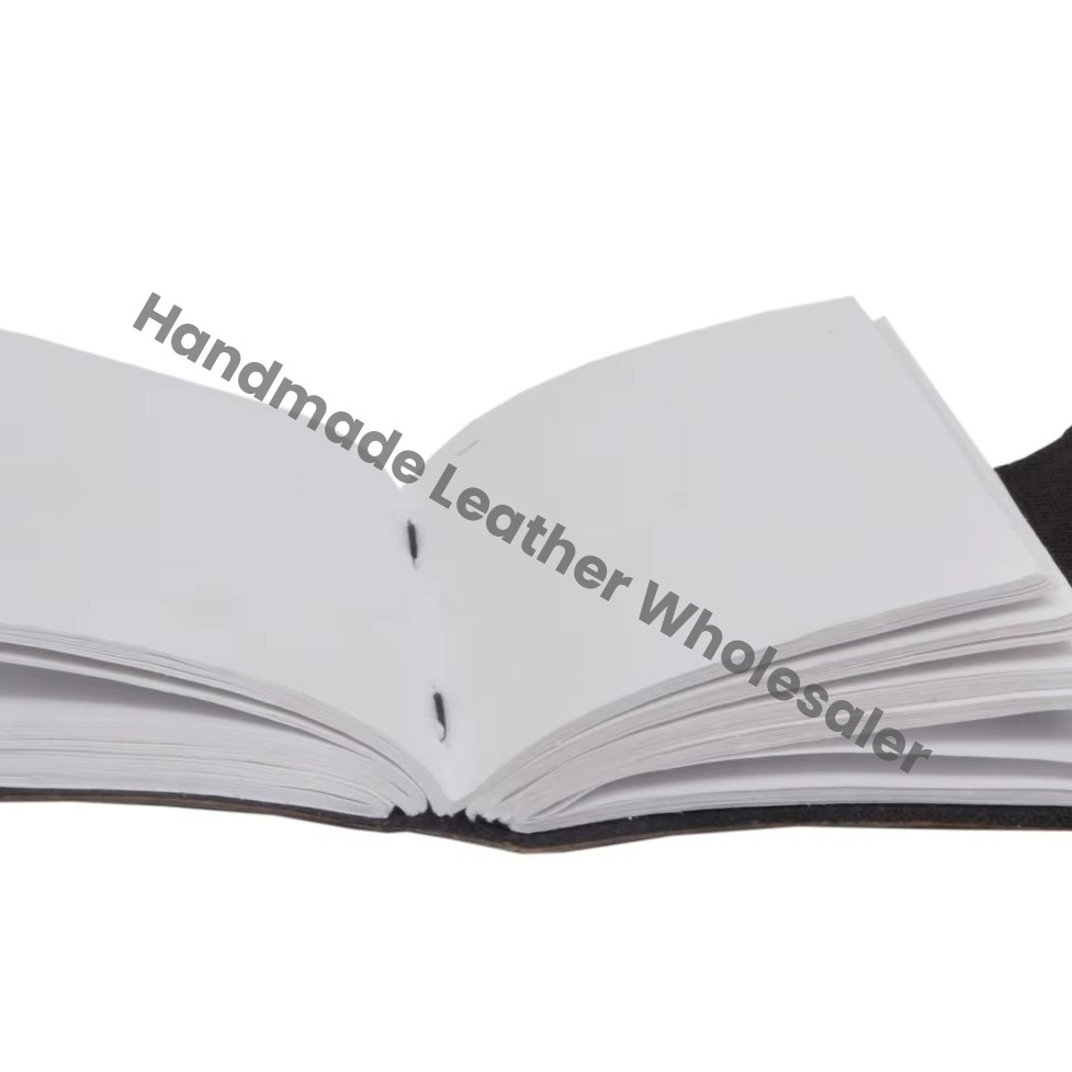 Handmade Leather Embossed Blank Journal Notebook Grimoire Office Diary College Poetry Sketch Gift Custom Logo