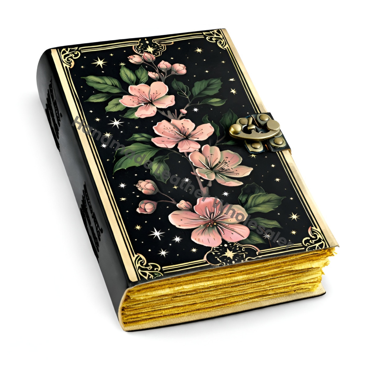 Handmade Leather Grimoire: Book of Shadows, Wiccan Journal