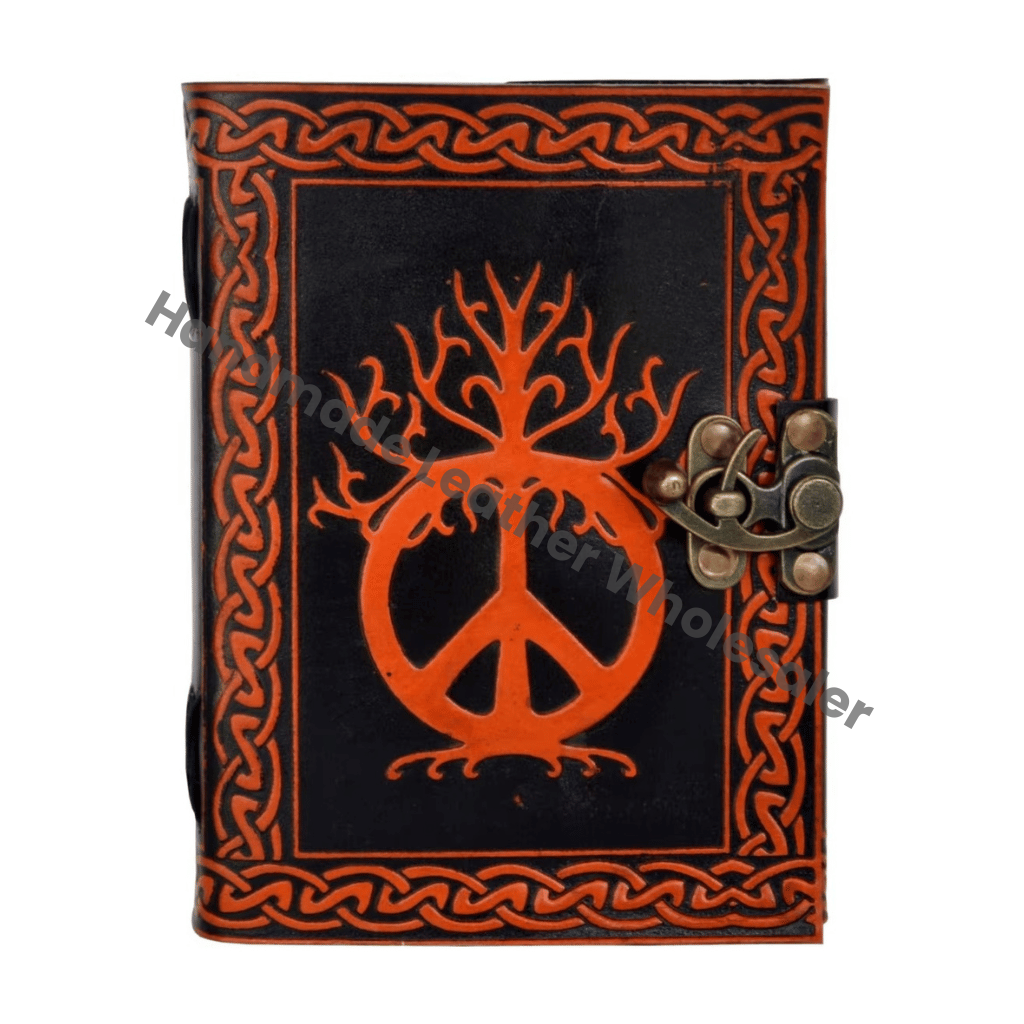 Handmade Leather Hardcover Journal Notebook Personalized Sketchbook Book Shadows Planner Diary Writing Travel Thermal Gift