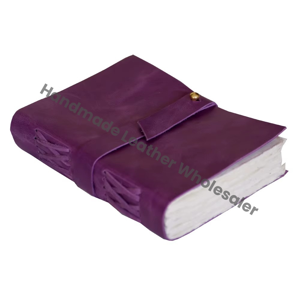 Handmade Leather Journal Writing Notebook-Leather Bound Journals to Write in Present for Women Men Journaling