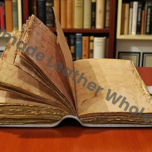 Handmade Leather Owl Grimoire Journal – Witchy Book of Shadows