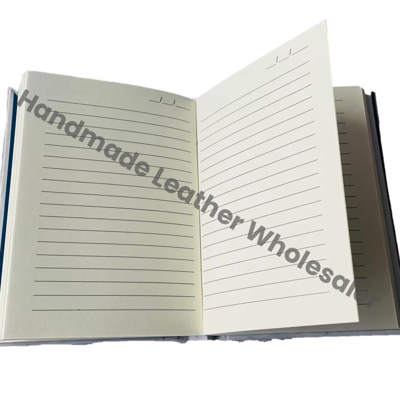 Handmade Leather Printed Journal Fairy With Wings Design Cardboard Cotton White Paper Notebook Sketchbook Drawing Planner Diary