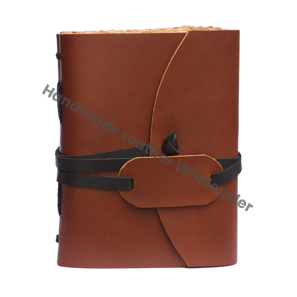 Handmade Soft Leather Journals Strap Writing Diary Deckle Edge Paper Bound Blank Book of Spells Sketchbook Planner Writing