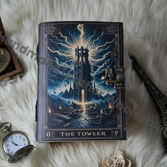 Handmade The Tower Tarot Journal: Gothic Occult Grimoire