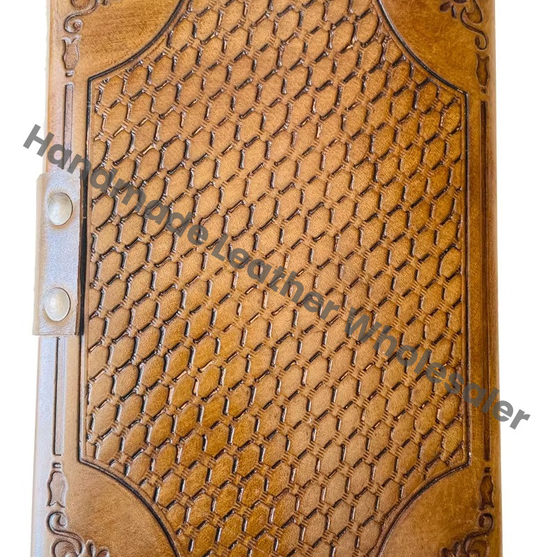 Handmade Vintage Antique Leather Journal Charcoal Tree Life Travel Regular Hand Embossed Mushroom Design Sketchbook Planner