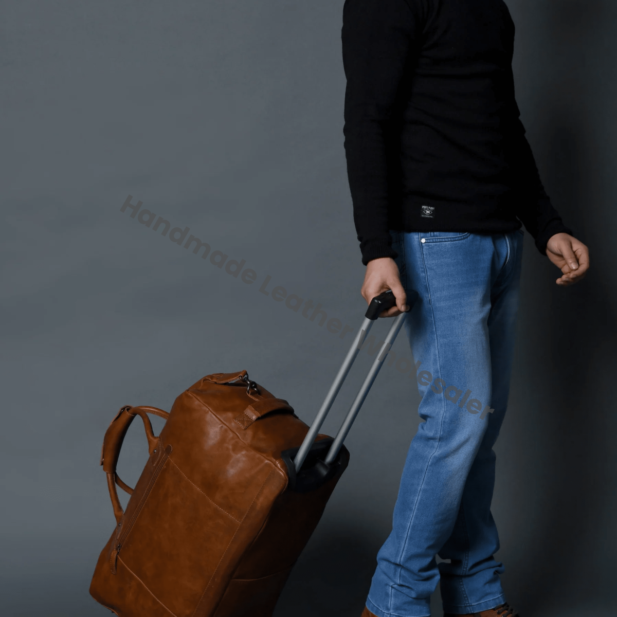 Harbor Leather Trolly Carry-On