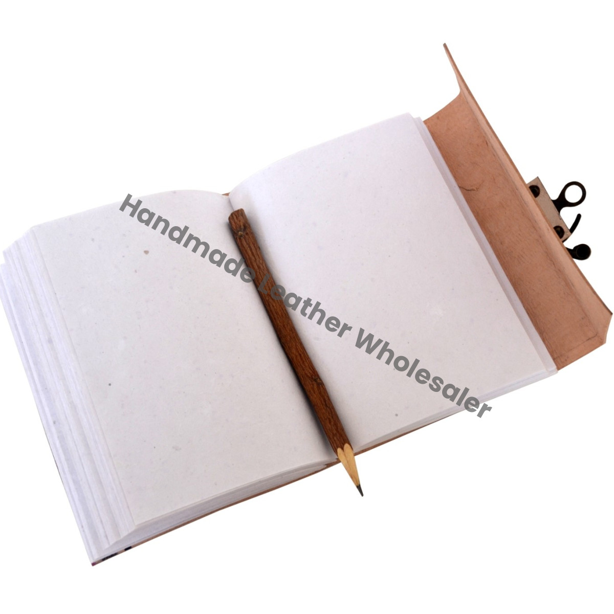 Heart Journal Dairy Classic Leather Hard Cover Personalized Cotton Paper Bound Antique Leather Book for Sketching Drawing