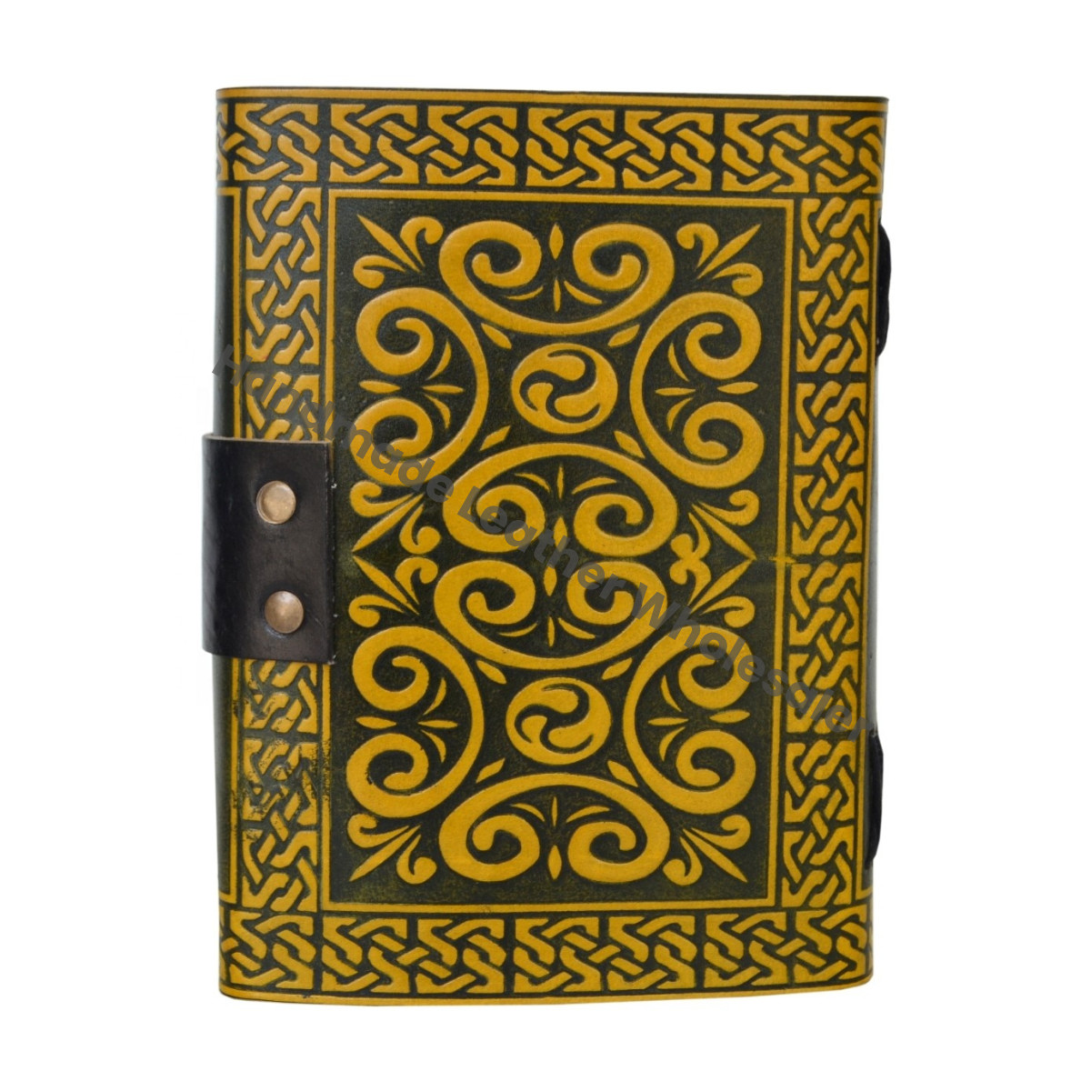 heart Leather Journal Dairy Leather Hard Cover Cotton Paper Bound Antique Book For Sketching Drawing Writing Planner Shadows