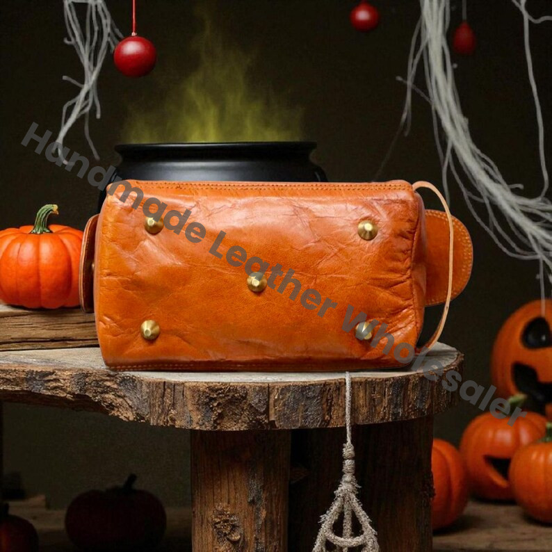 Hocus Pocus Toiletry Bag: Leather Travel Organizer, Halloween Decor