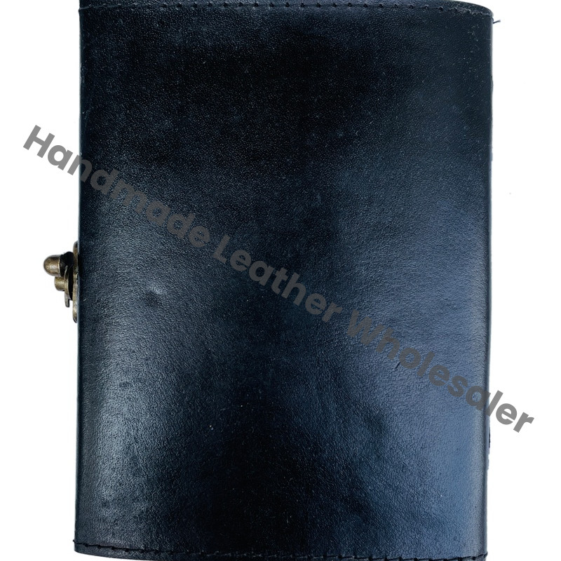 Hocus Pocus Triangle Book Spell Handmade Recycled Deckle Sheets God Eye Magical Spell Books Gift Cover Blank Journal Hard