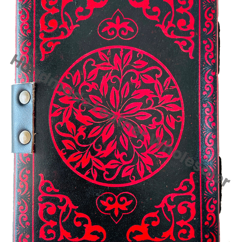 Large Leather Journal for Women Sun & Moon Vintage Book of Shadows Sketchbook Travel Notebook Planner Writing for Traveler