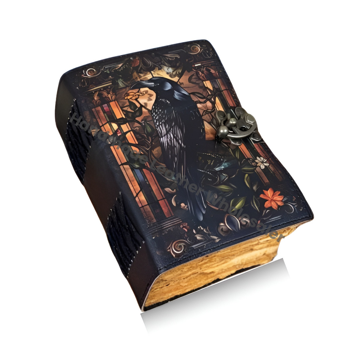 Large Tree of Life Grimoire Handmade leather journal Notebook Blank spell book of shadows Leather (Copy)