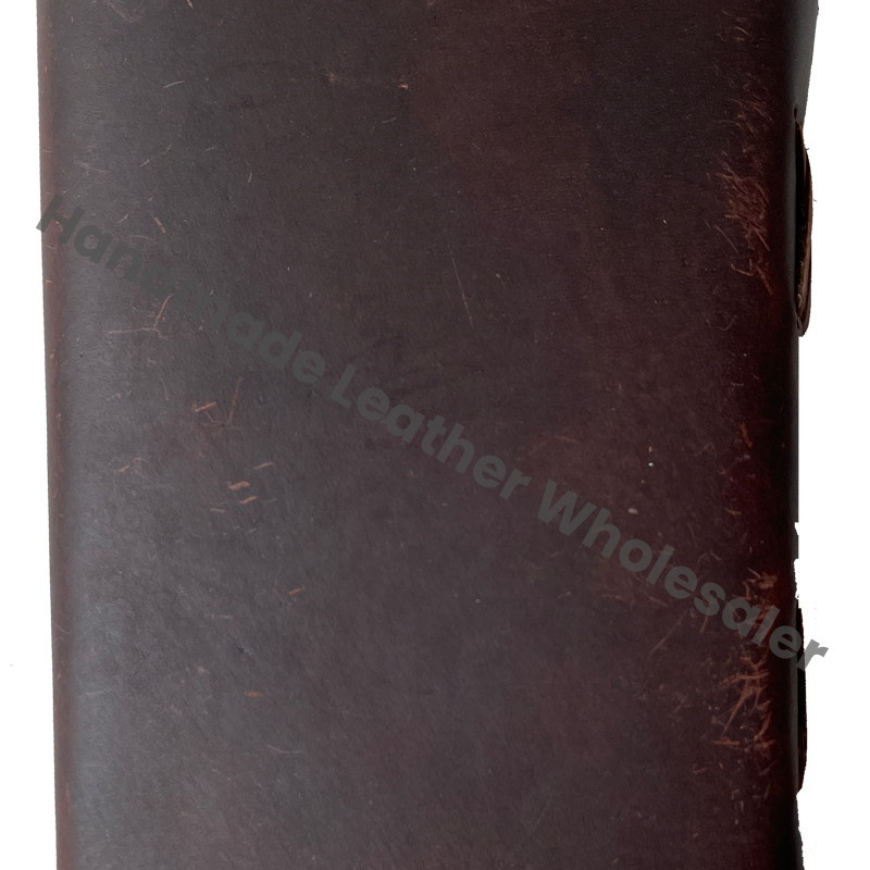 Leather Address Book Handmade Clasp Lock Vintage Design Unisex Lined Pages Eco-Friendly Paper Customized Logo Soft Cover