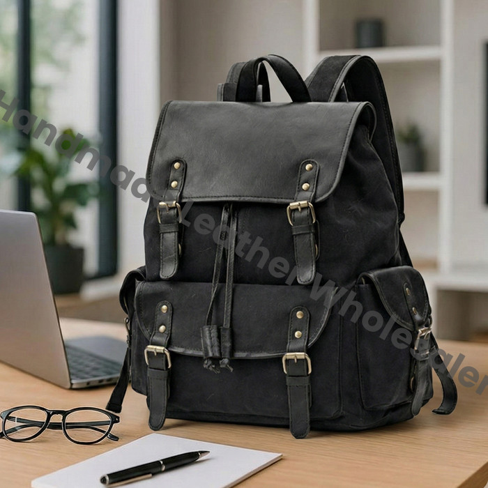 Leather Backpack, Personalize Leather backpack, Rucksack Travel Backpack, Laptop Bag For Man Unisex Bag, Christmas gift, School College Bag