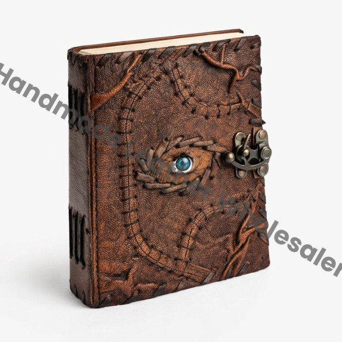 Leather Book of Shadows: Hocus Pocus Spell Book, Halloween Decor