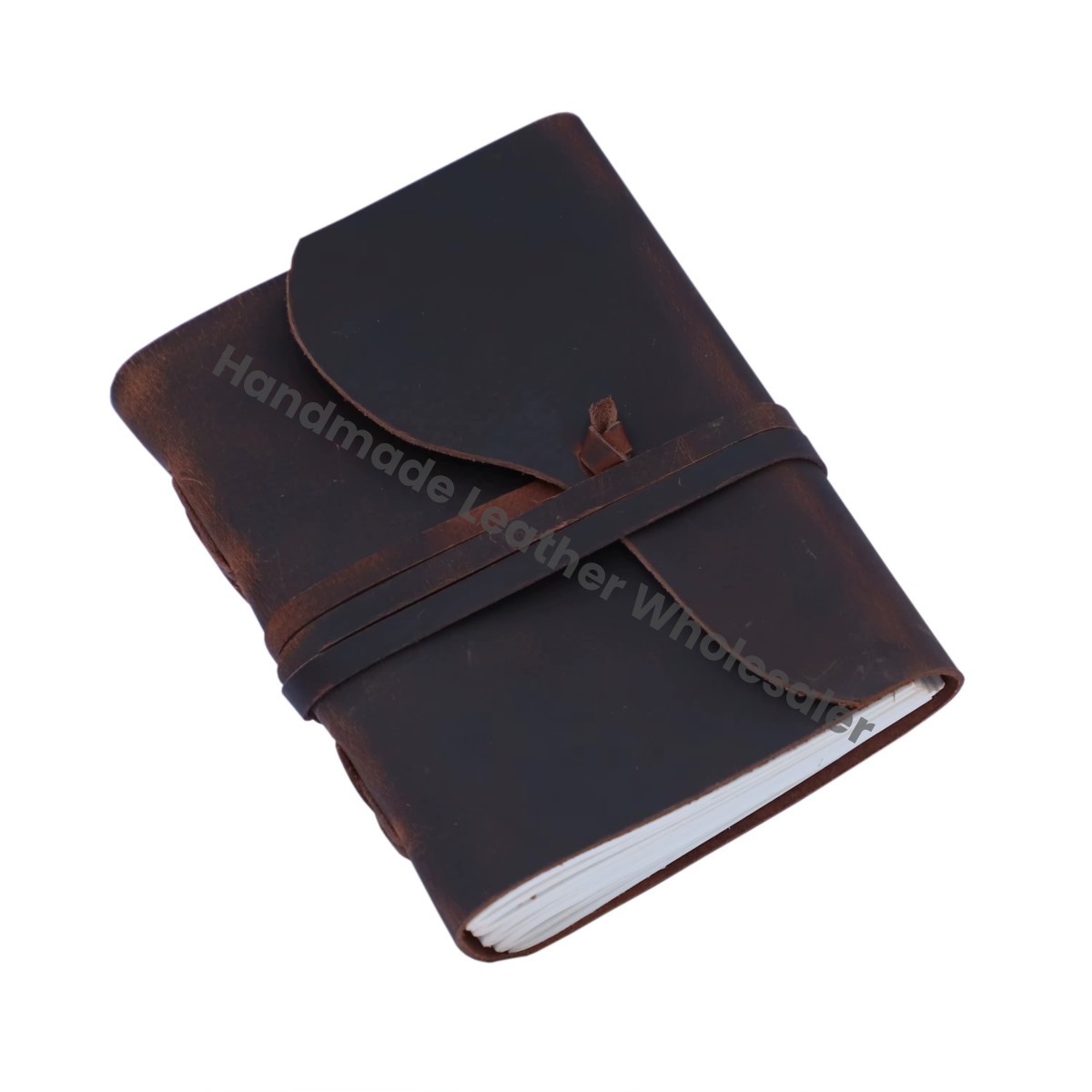 Leather Bound Journal Rustic Brown Vintage Blank Paper Diary for Writing Drawing Sketchbook Travel Notebook For Women and Men