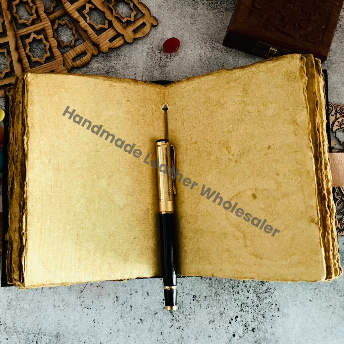 Leather Cat Print Journal: Embossed Spell Book of Shadows