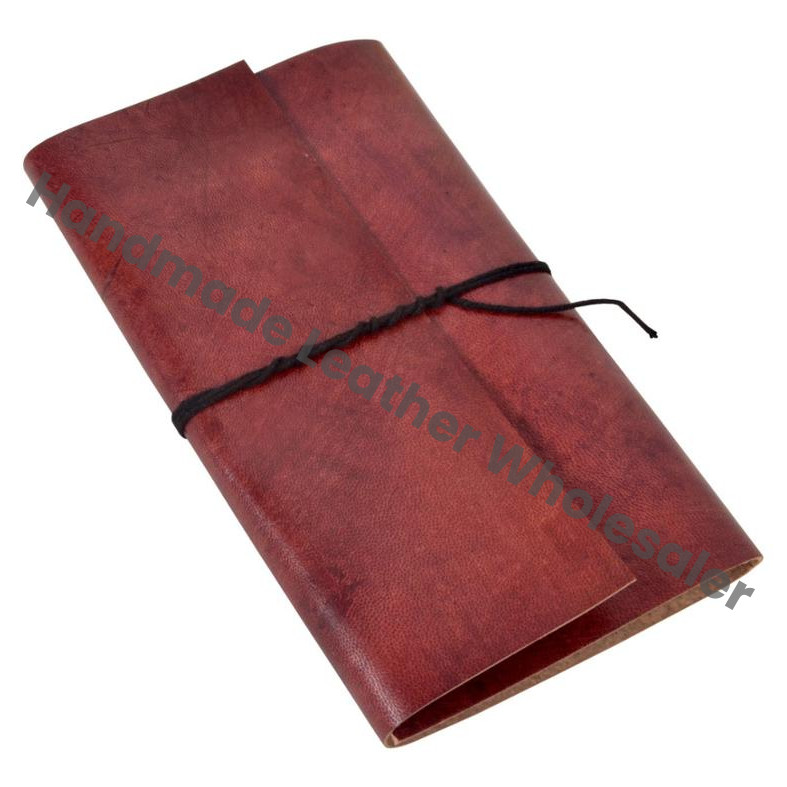 Leather Diary Hardcover Red Bound With Cord Sewing Binding Journal Notebook Leather Printed Address Book & Planner Personal