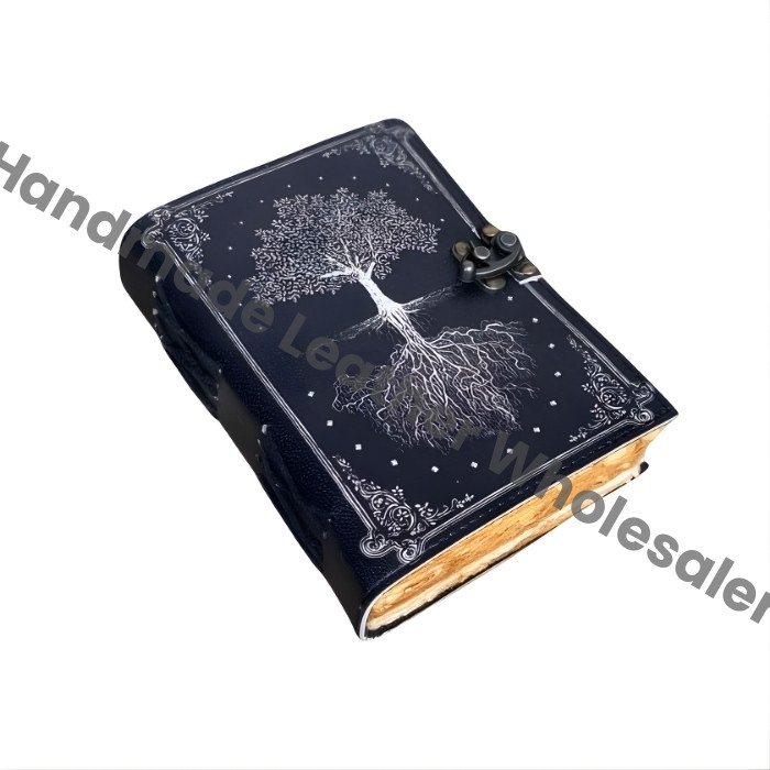 Leather Journal: Gothic Eyes Grimoire, Vintage Book of Shadows (Copy)