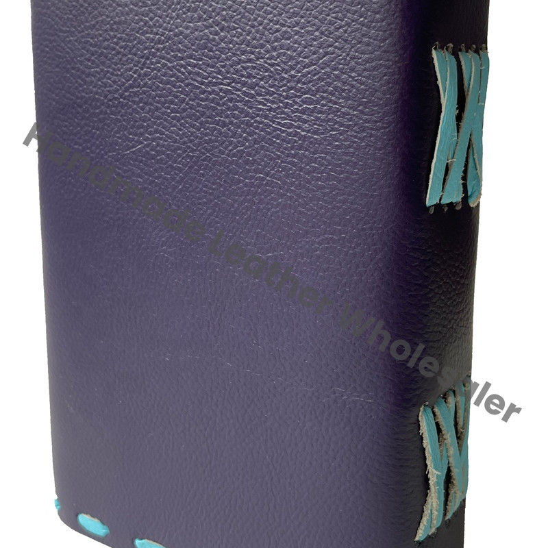 Leather Journal Notebook Handmade C Lock Vintage Design with Stone Unisex Gift Craft Deckle Edge Paper Bound Custom Logo