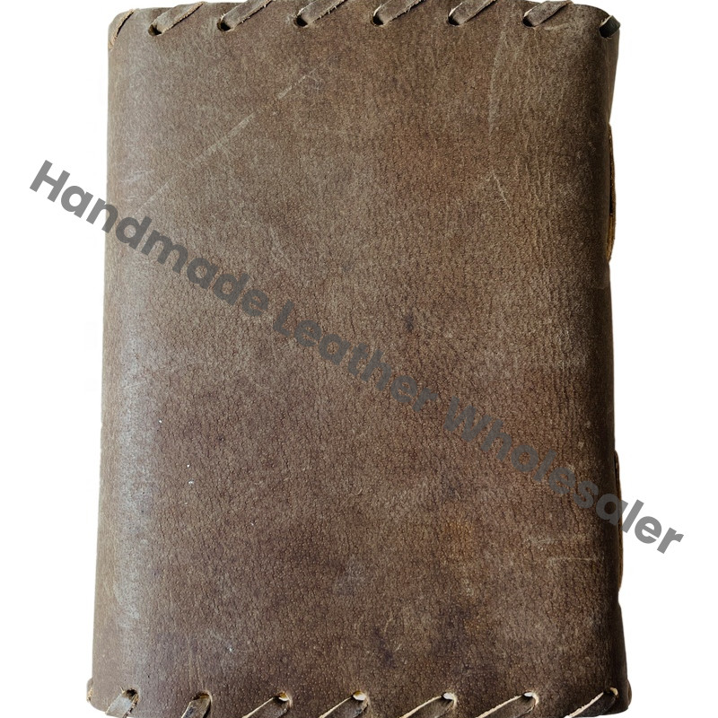 Leather Journal Thermal Binding Antique Handmade Deckle Paper Drawing Beautiful Stone Vintage Sketchbook Gift Planner Diary