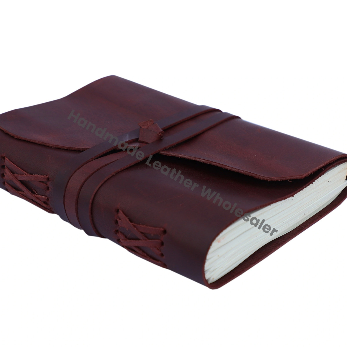 Leather Journals Book of Shadows Leather Strap Bound Vintage Craft Unlined Paper Notebook for Unisex Gift for Women