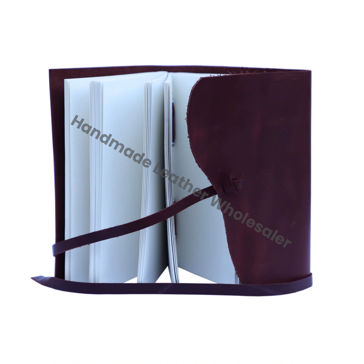 Leather Journals Book of Shadows Leather Strap Bound Vintage Craft Unlined Paper Notebook for Unisex Gift for Women