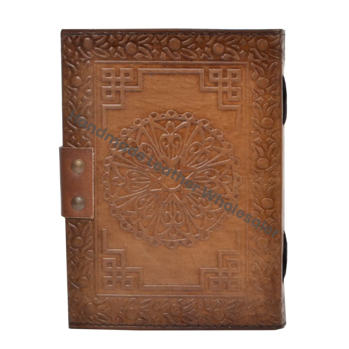 leather journals old antique look custom wolf embossed handmade paper ideal for resale vintage Bound Wholesale Travel notebooks