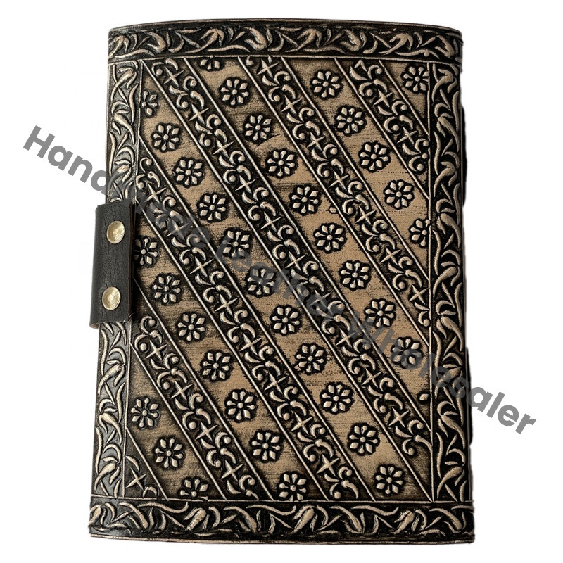 Leather Spiral Bound Handmade Personal Organizer Notebook Tree Life Celtic Antique Journal Paper Gift
