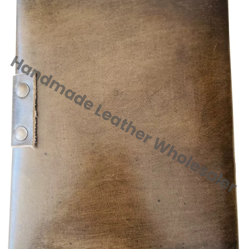 Leather Spiral Bound Journal Handmade Dolphin Embossed Antique Design Genuine Paper Spell Wiccan Gift Book