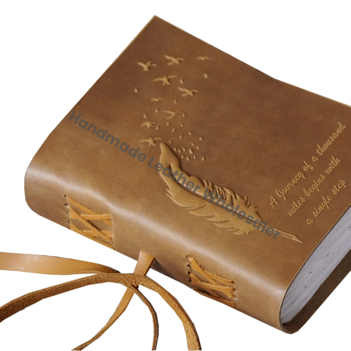Leather Strap Bound Address Book Handmade Notebook Craft Unlined Eco-friendly Paper Book of Shadows Planner Blank Spells Gift