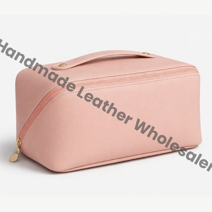 Luxury Pink Toiletry Bag for Women | Large Travel Cosmetic Organizer | Waterproof Makeup Bag | Elegant Toiletry Case for Travel & Gift..