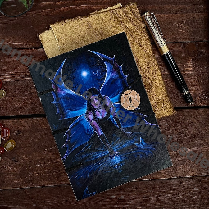 Magic Witch Grimoire Journal: Hardcover Spell Book with Deckle Edge Paper