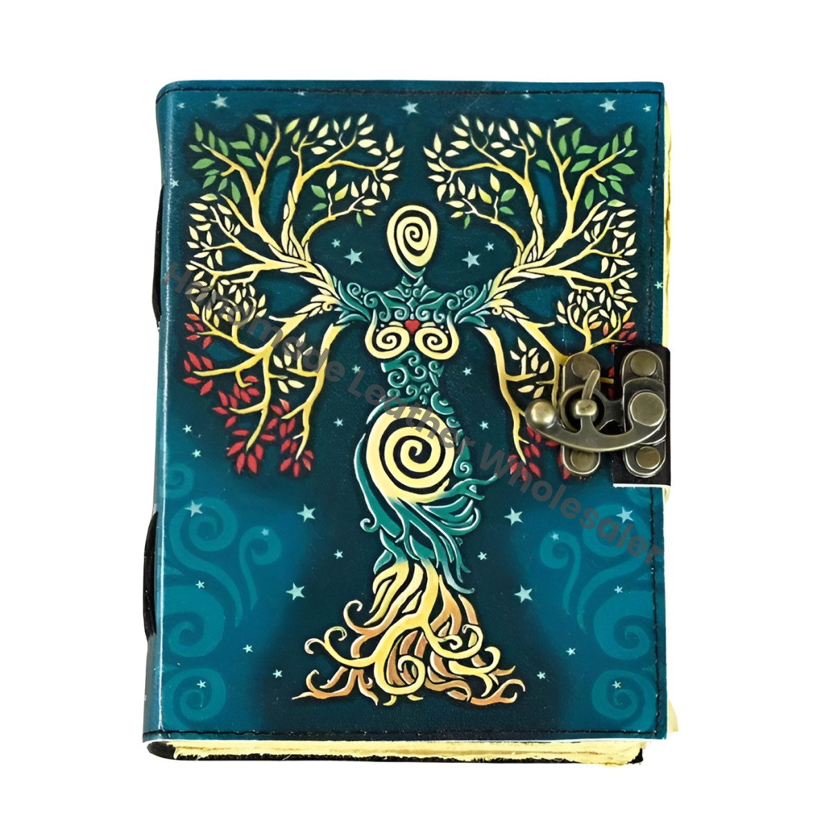 Mother Earth Leather Journal – Rustic Grimoire, Book of Shadows