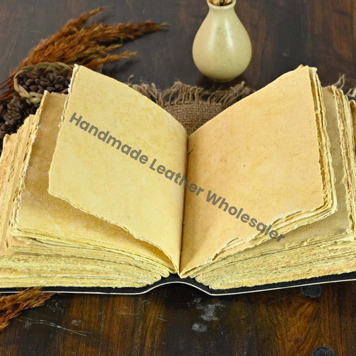 Mother Earth Leather Journal – Rustic Grimoire, Book of Shadows
