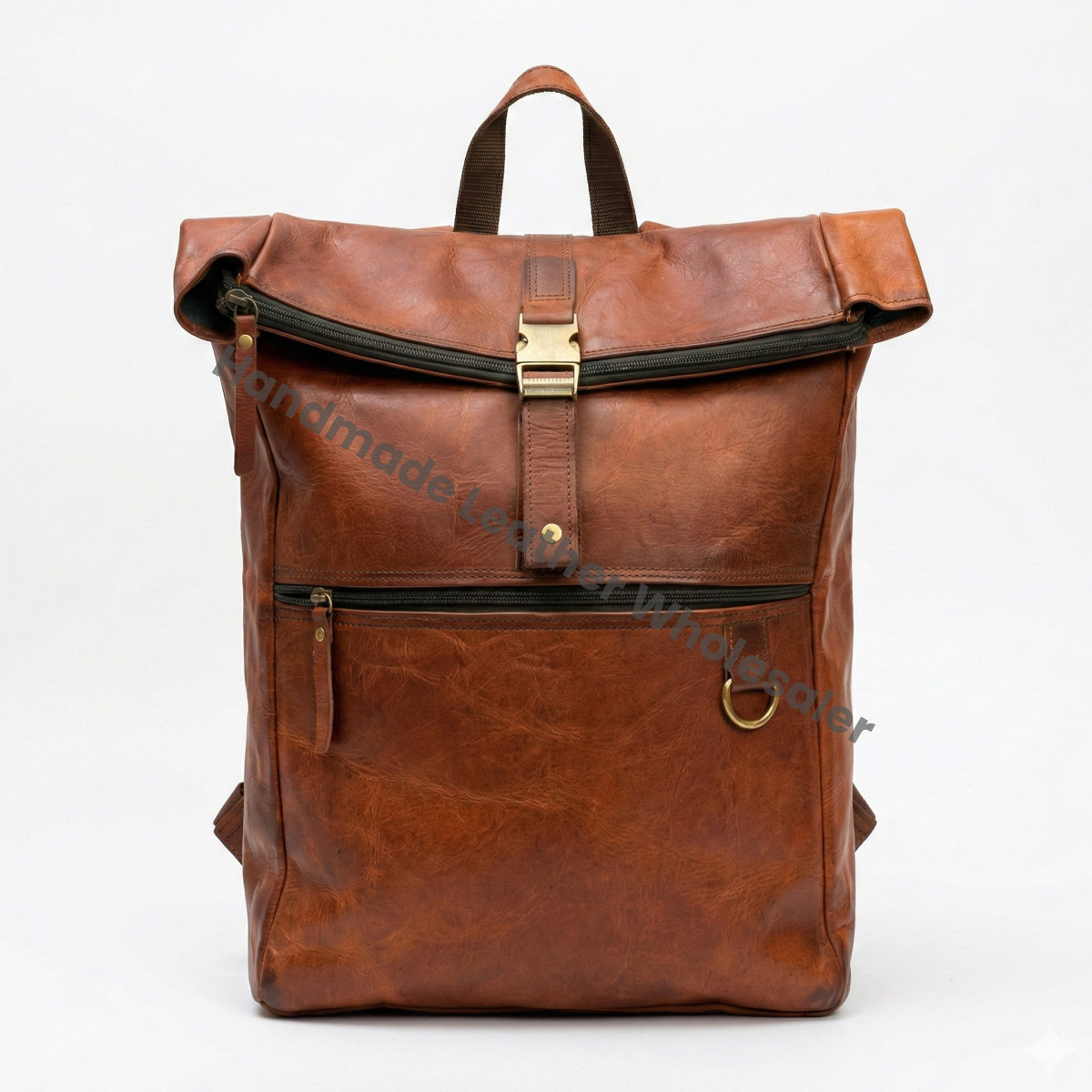 Personalized Leather Canvas Backpack – Vintage Travel Rucksack, Handmade Laptop Bag, Large School Satchel, Carry-On Gift for Him Her