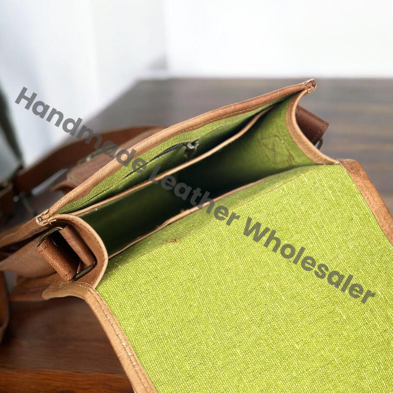 Personalized Leather Crossbody Tablet Bag: Satchel