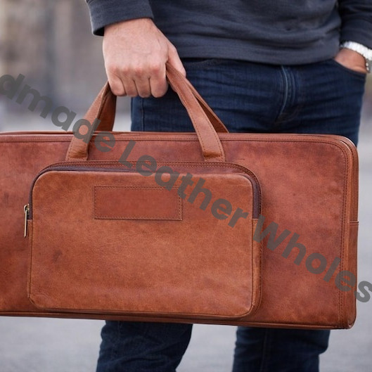 Personalized Leather Drumstick Bag - Gift for Drummer, Musician, Drumstick Holder