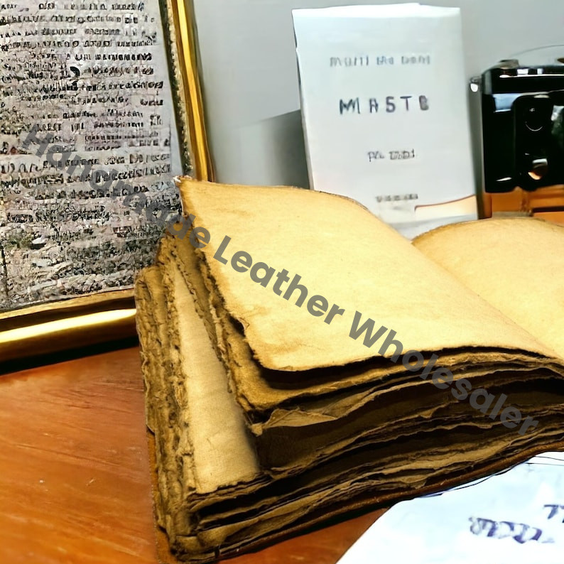 Personalized Leather Journal: Handmade Spell Book with Heart Lock