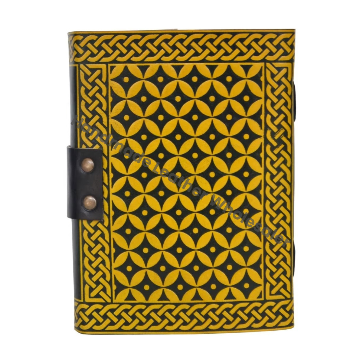 Personalized Leather Journals Sunflower Vintage Handmade Notebooks Woman Large Sketchbook Supplies Gift Hardcover Custom Logo