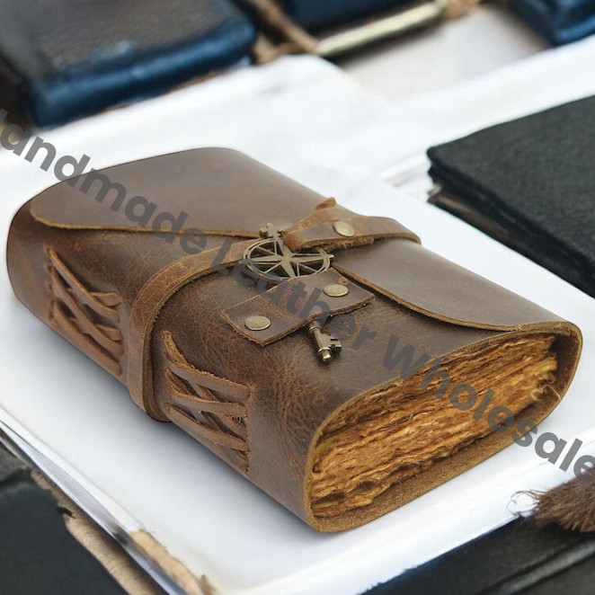 Personalized Leather Junk Journal Notebook | Travel Notebook & Sketchbook | Journal for Writing Everyday Use | Perfect Gift for Men