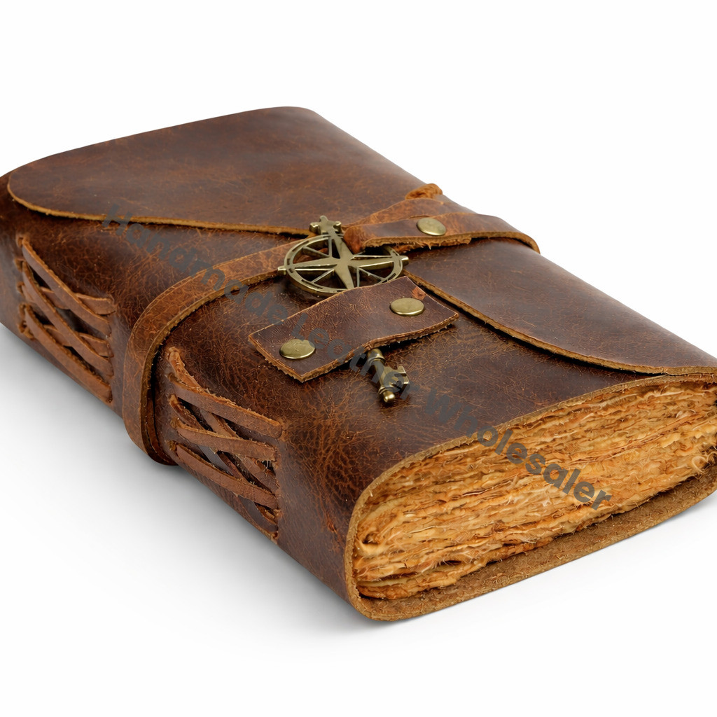 Personalized Leather Junk Journal Notebook | Travel Notebook & Sketchbook | Journal for Writing Everyday Use | Perfect Gift for Men