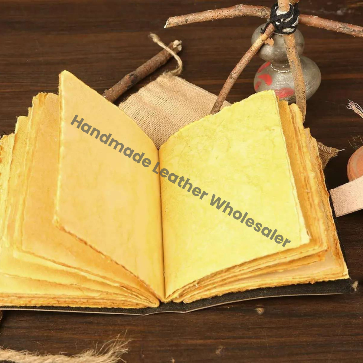 Personalized Leather Parrot Journal: Handmade Blank Diary, Bird Lover Gift