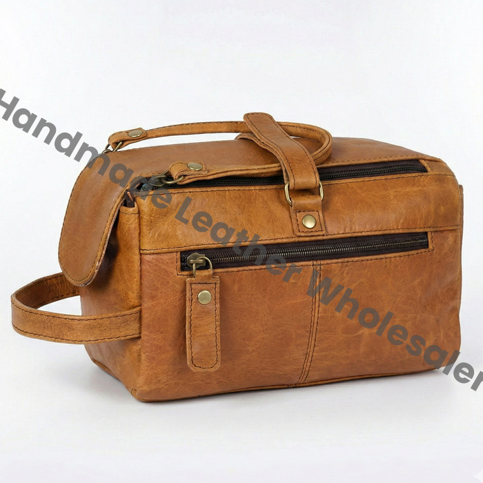 Personalized Leather Toiletry Bag: Engraved Dopp Kit, Groomsmen Gift