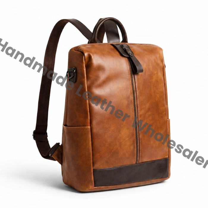 Personalized Vegan Leather Backpack, Laptop Travel Bag for Women & Men, Back to School Gift, Shoulder Bag Satchel, Custom Gift.