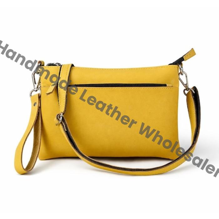 Personalized Women’s Leather Purse, Small Crossbody Wristlet Bag, Minimalist Everyday Handbag