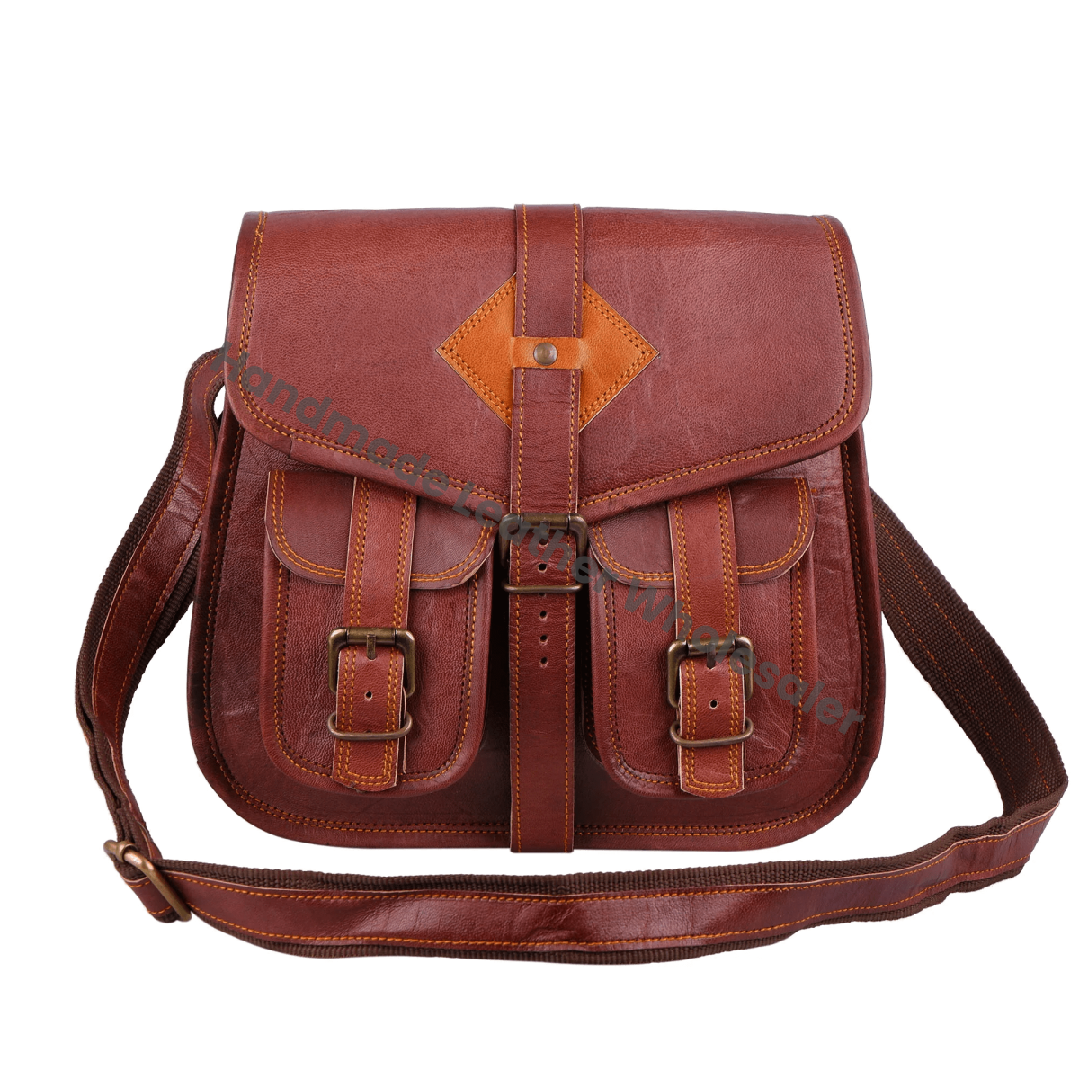 Real Leather Satchel Bag For Women