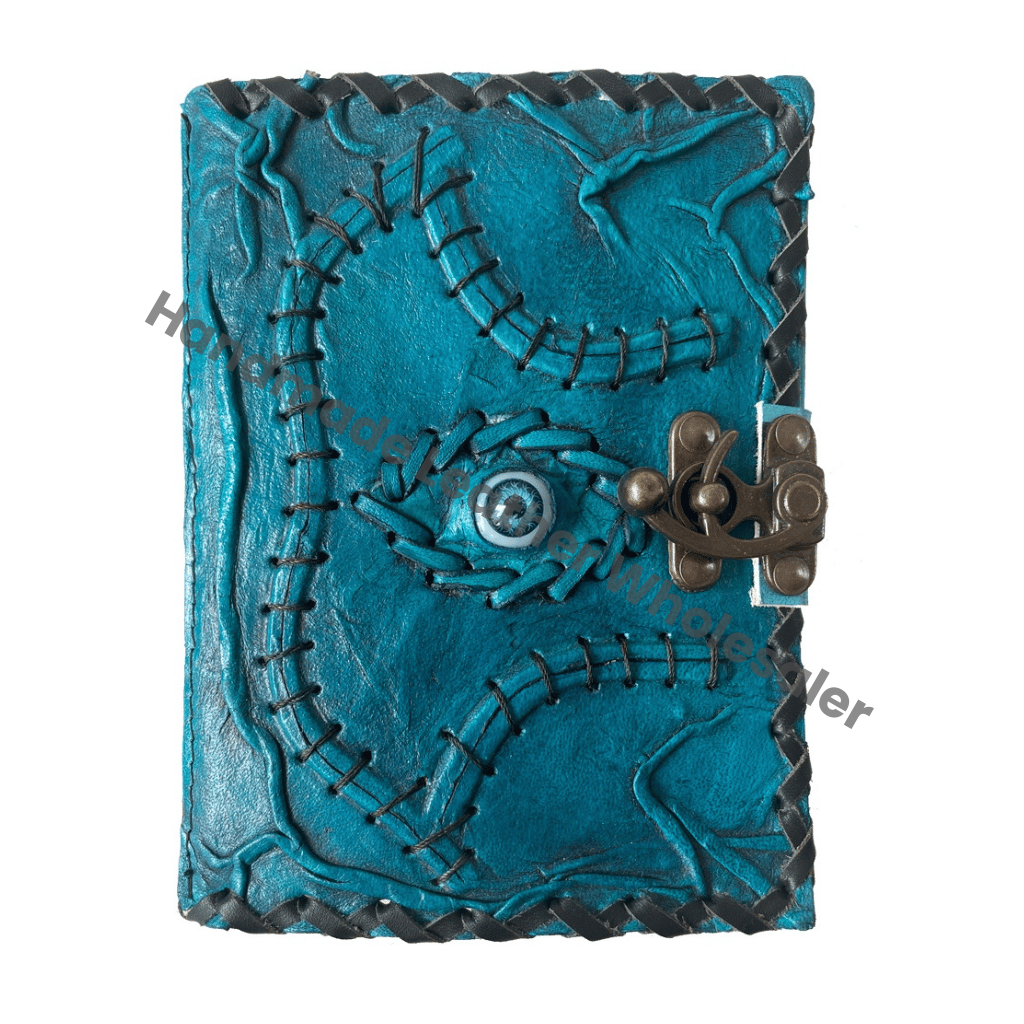 Spell Books Handmade Thread Sewing Recycled Deckle Hocus Pocus Book Spell God Eye Magical Blank Pages Gift Cover Hard