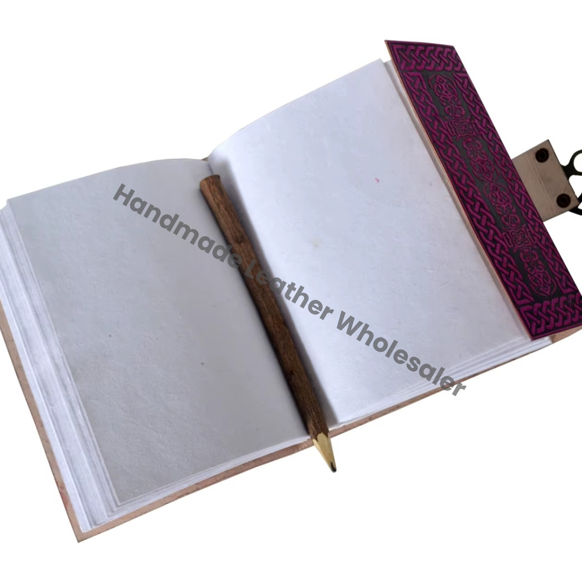 Sun Flower Leather Spiral Binding Vintage Handmade Large Journal Sketchbook for Woman Gift Writing Supplies