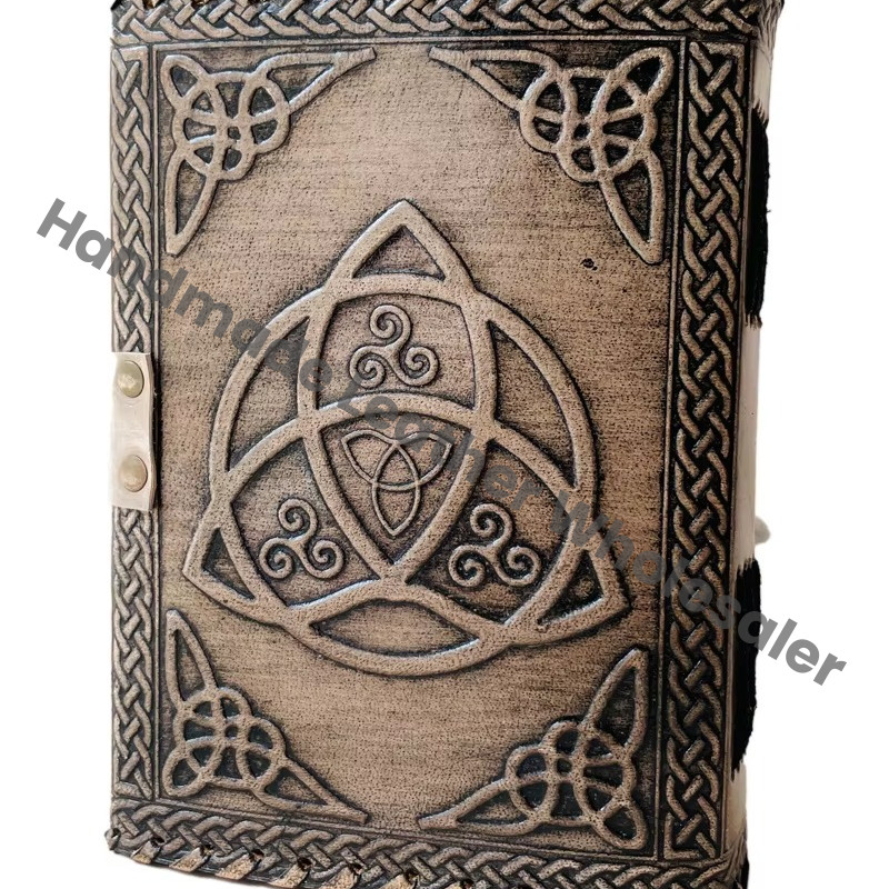 Sun & moon Mother Of Earth Stone Vintage Spell Book of Shadows Journal for Writing Men & Women School Office Supplies Planner